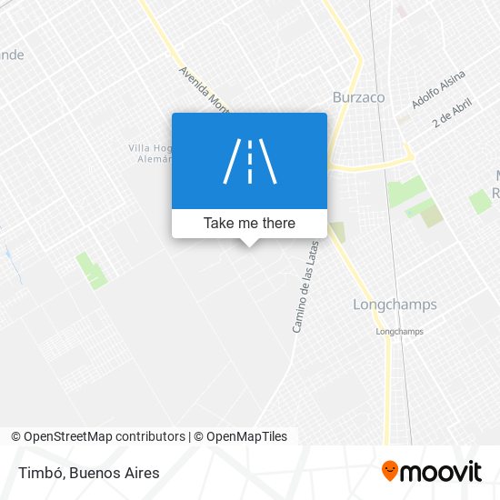 Timbó map