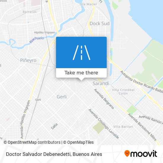 Doctor Salvador Debenedetti map