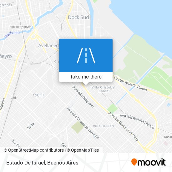 Estado De Israel map