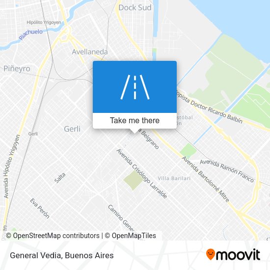 General Vedia map