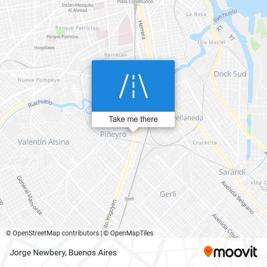 Jorge Newbery map