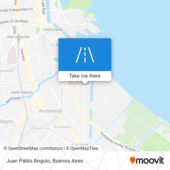 Juan Pablo Angulo map