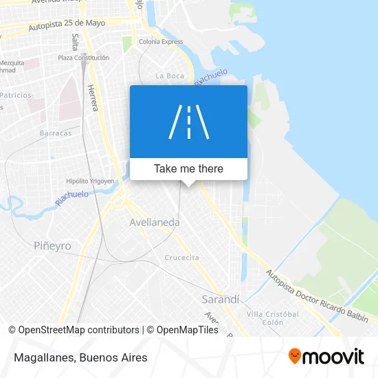 Magallanes map