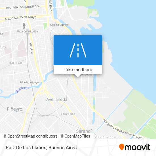 Ruiz De Los Llanos map