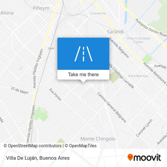Villa De Luján map