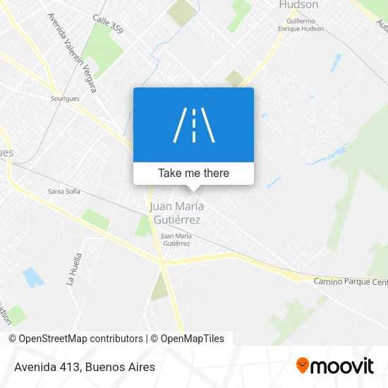 Avenida 413 map
