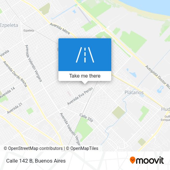 Mapa de Calle 142 B