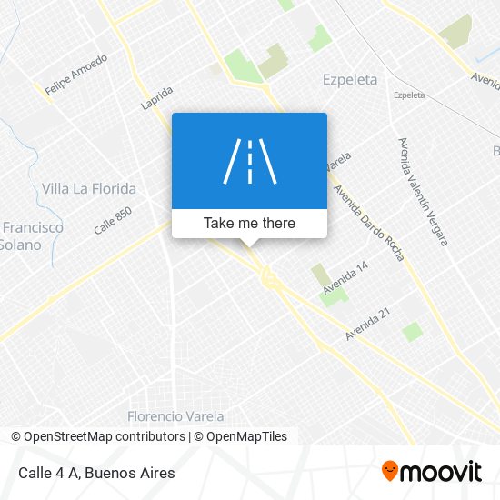Calle 4 A map