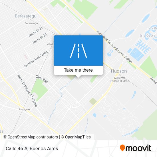 Mapa de Calle 46 A