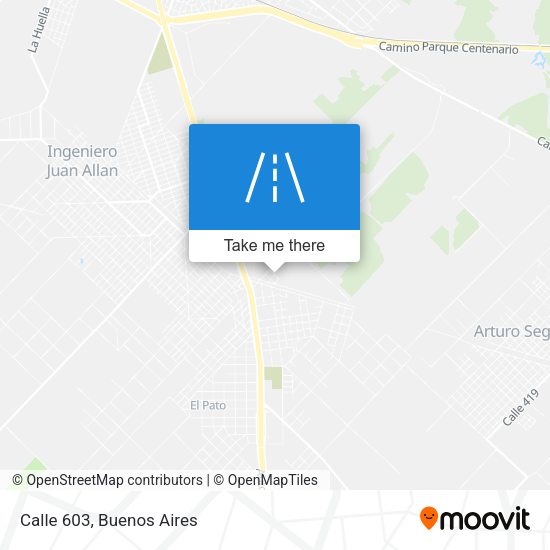 Mapa de Calle 603