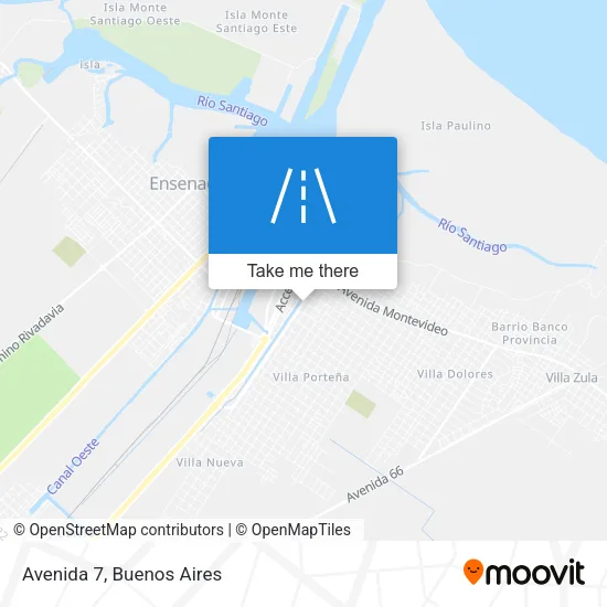 Avenida 7 map