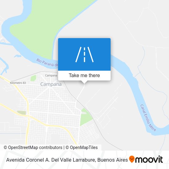 Avenida Coronel A. Del Valle Larrabure map