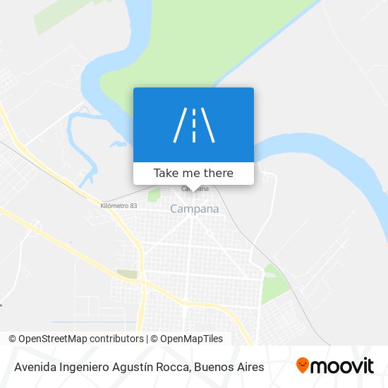 Avenida Ingeniero Agustín Rocca map