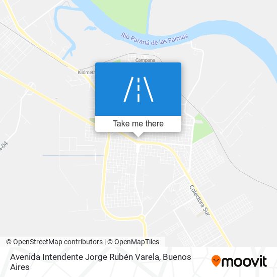 Mapa de Avenida Intendente Jorge Rubén Varela