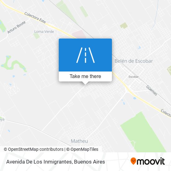 Avenida De Los Inmigrantes map