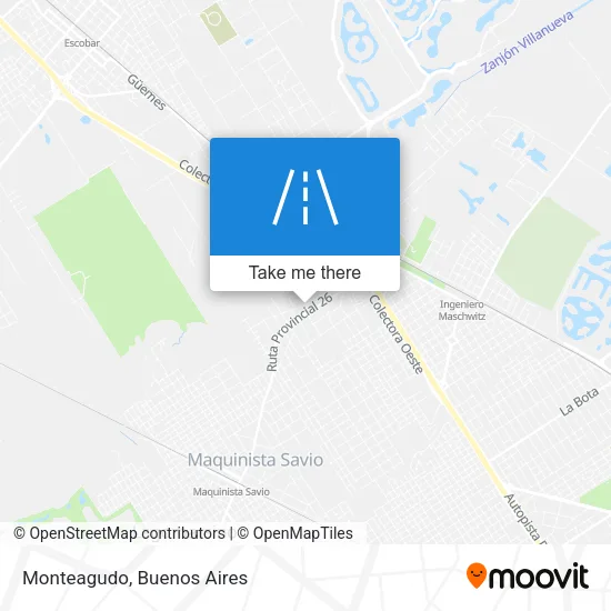 Monteagudo map