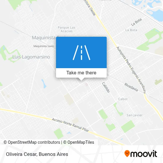 Oliveira Cesar map