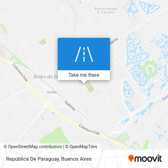 República De Paraguay map
