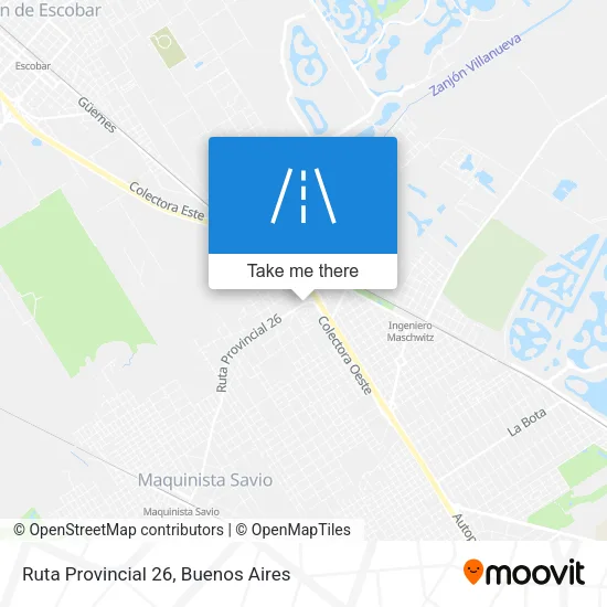 Ruta Provincial 26 map