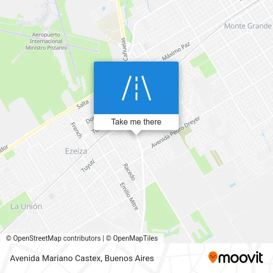 Avenida Mariano Castex map