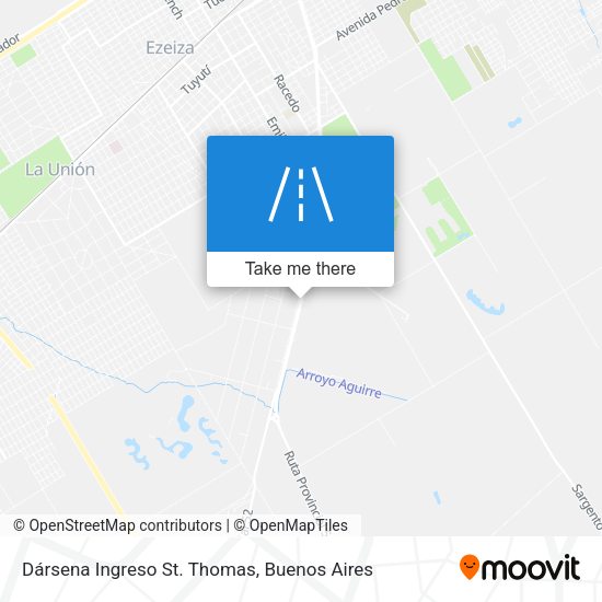 Mapa de Dársena Ingreso St. Thomas