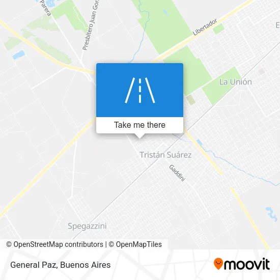 General Paz map