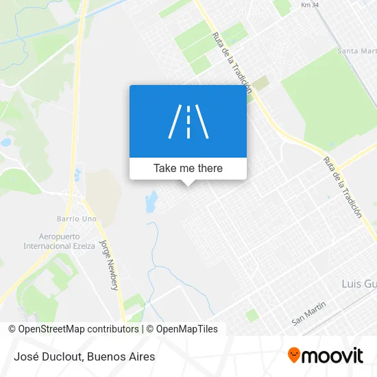 José Duclout map