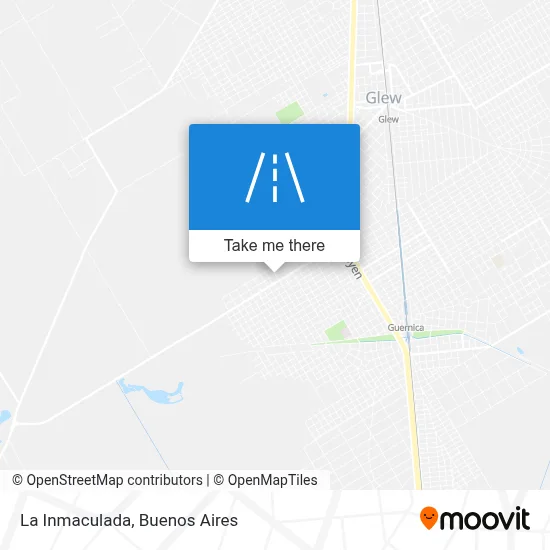 La Inmaculada map