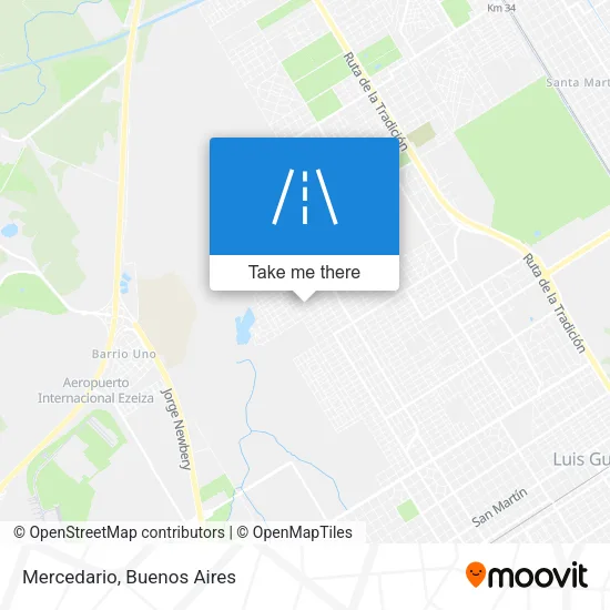 Mercedario map