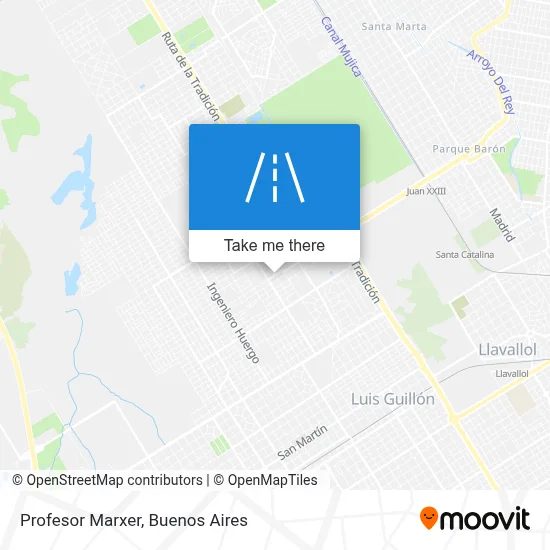 Profesor Marxer map
