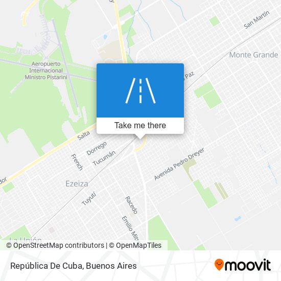 República De Cuba map