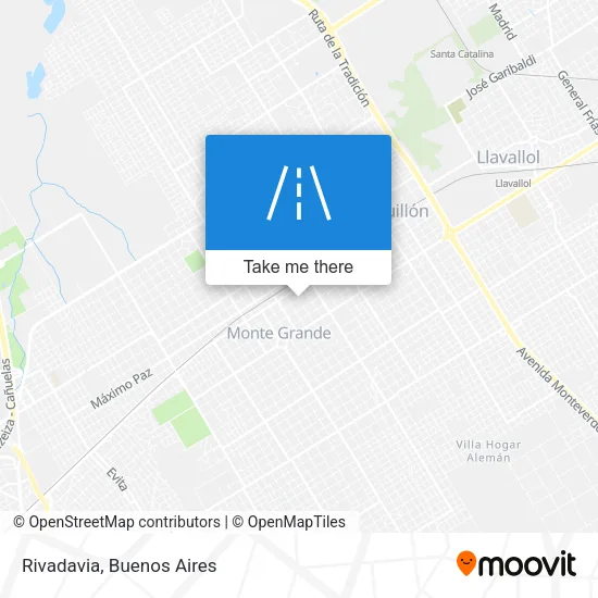 Rivadavia map