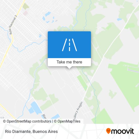 Río Diamante map