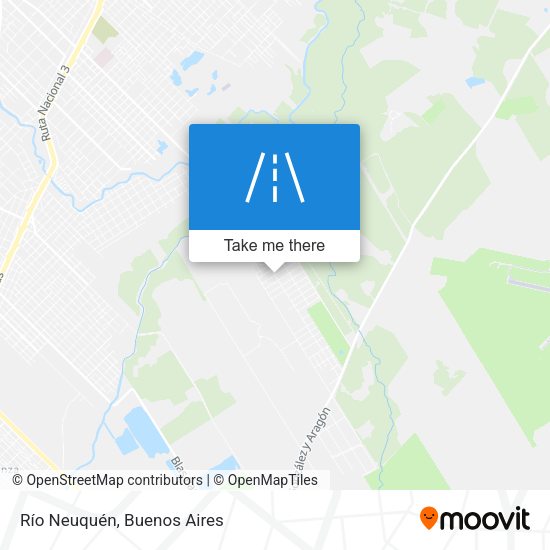 Río Neuquén map