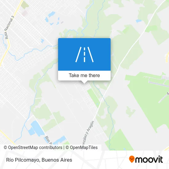 Río Pilcomayo map