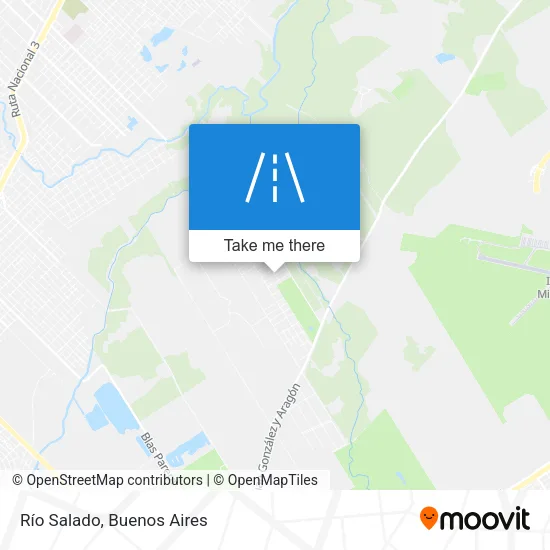 Río Salado map