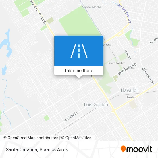 Santa Catalina map
