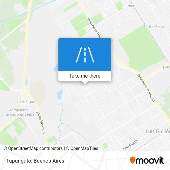 Tupungato map