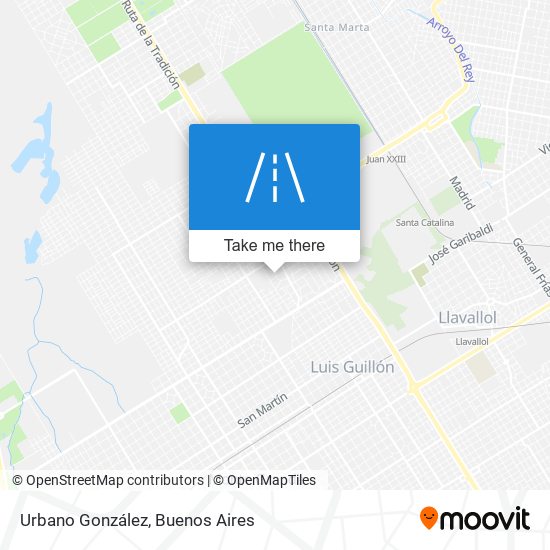 Urbano González map
