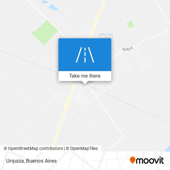 Urquiza map