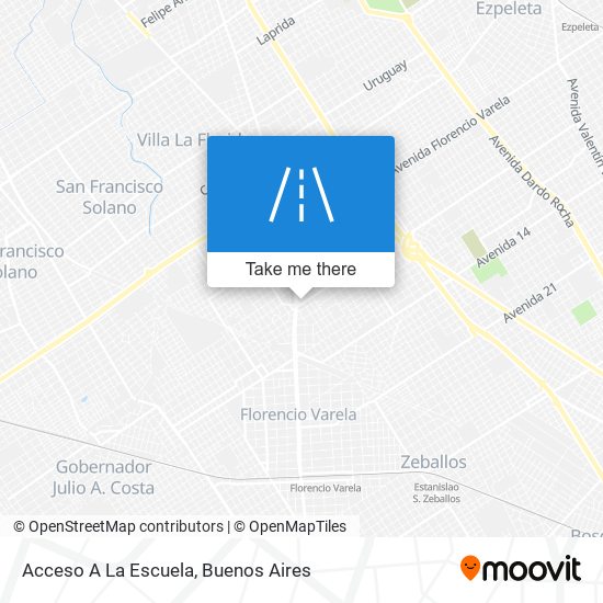 Acceso A La Escuela map