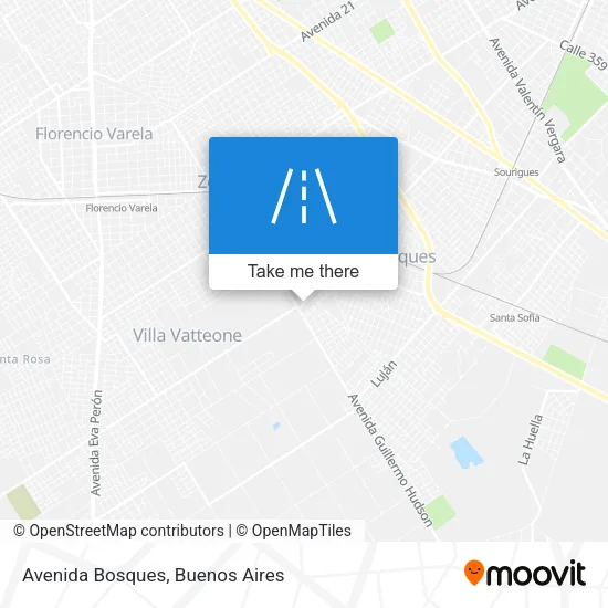 Avenida Bosques map