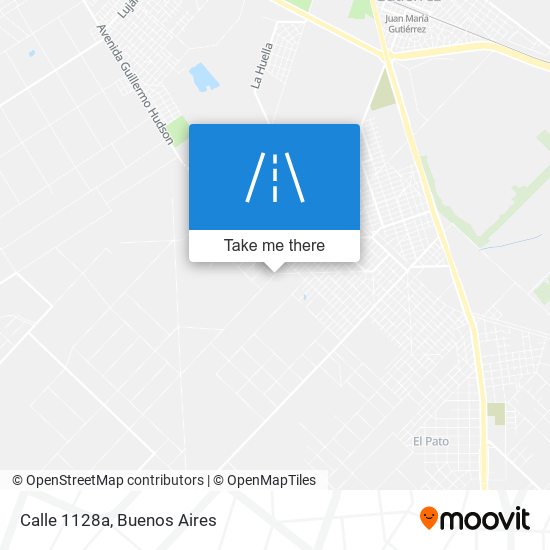 Calle 1128a map