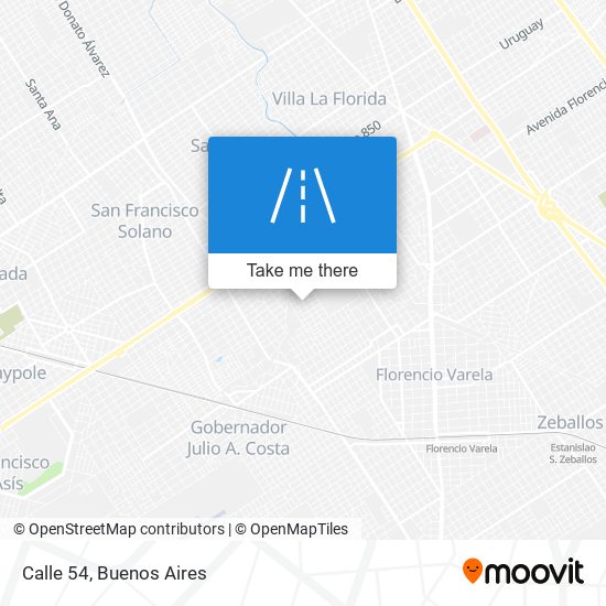 Calle 54 map