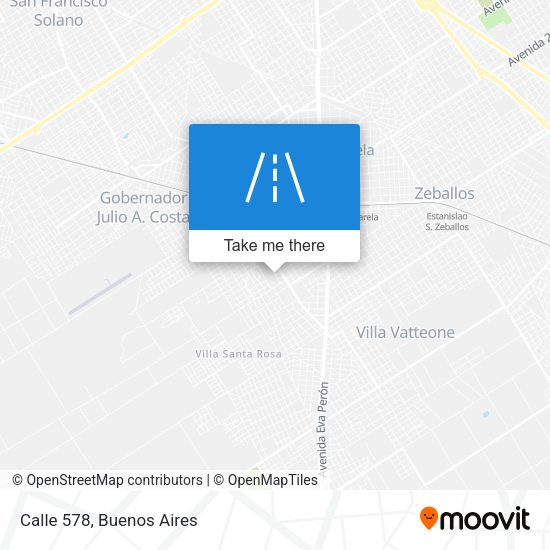 Mapa de Calle 578