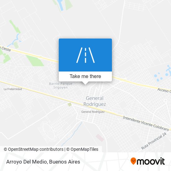 Arroyo Del Medio map