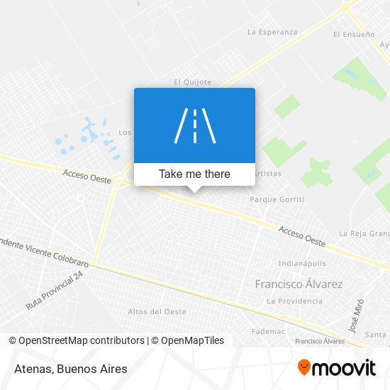 Atenas map