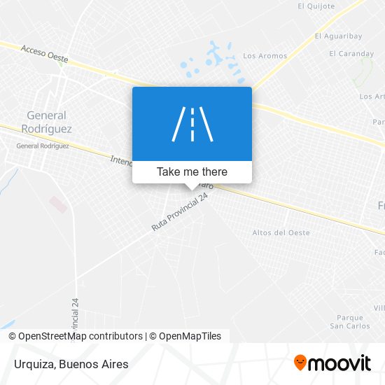 Urquiza map