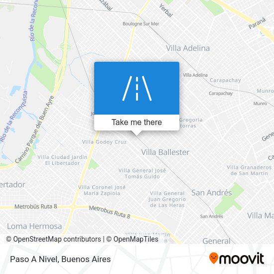 Mapa de Paso A Nivel