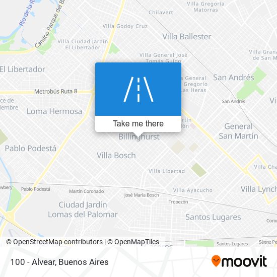 100 - Alvear map